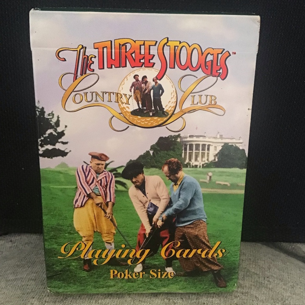 1998 The Three Stooges Country Club Playing Cards